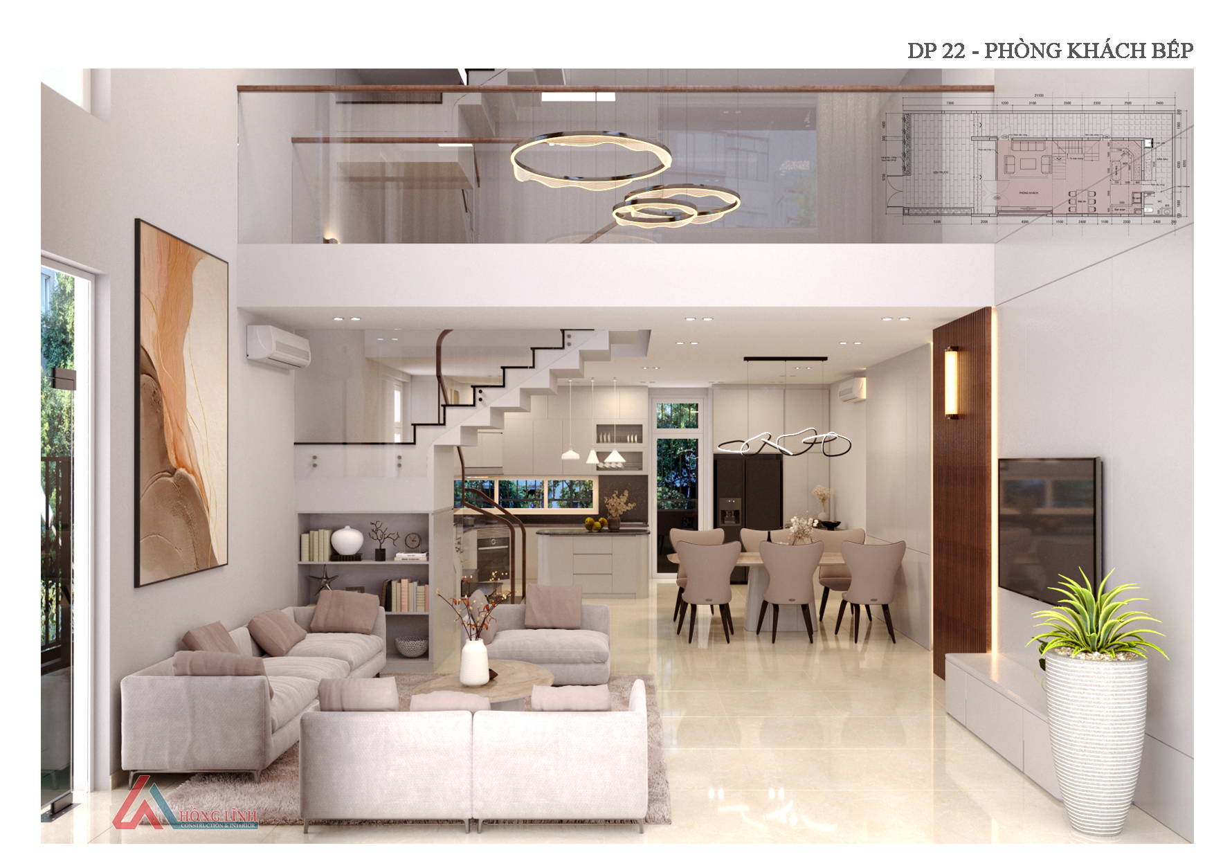 Cải tạo Nhà số DP-22, Khu Dragon Parc 1